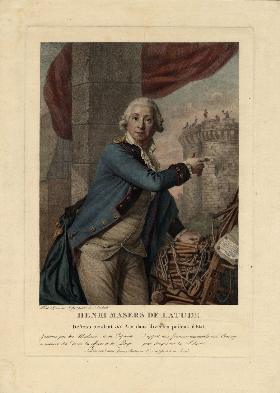 Henri Masers de Latude portréja 1725-1805, 1790 alkotó: Antoine Vestier