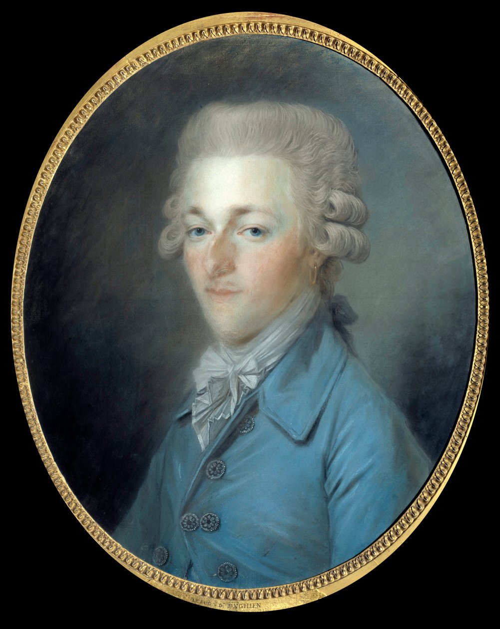 Louis Antoine Henri de Bourbon, Enghien hercegének (1772-1804) portréja Antoine Vestier (1740-1824) festménye 1804 alkotó: Antoine Vestier