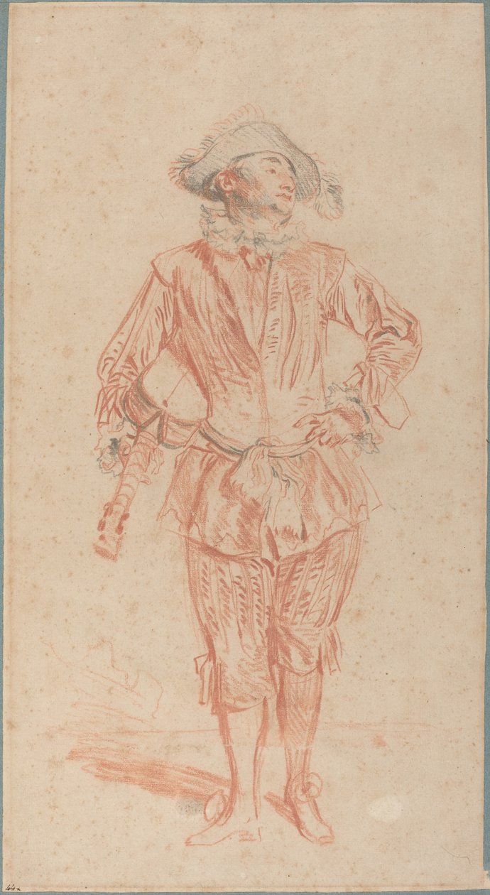 Mezzetin alkotó: Antoine Watteau