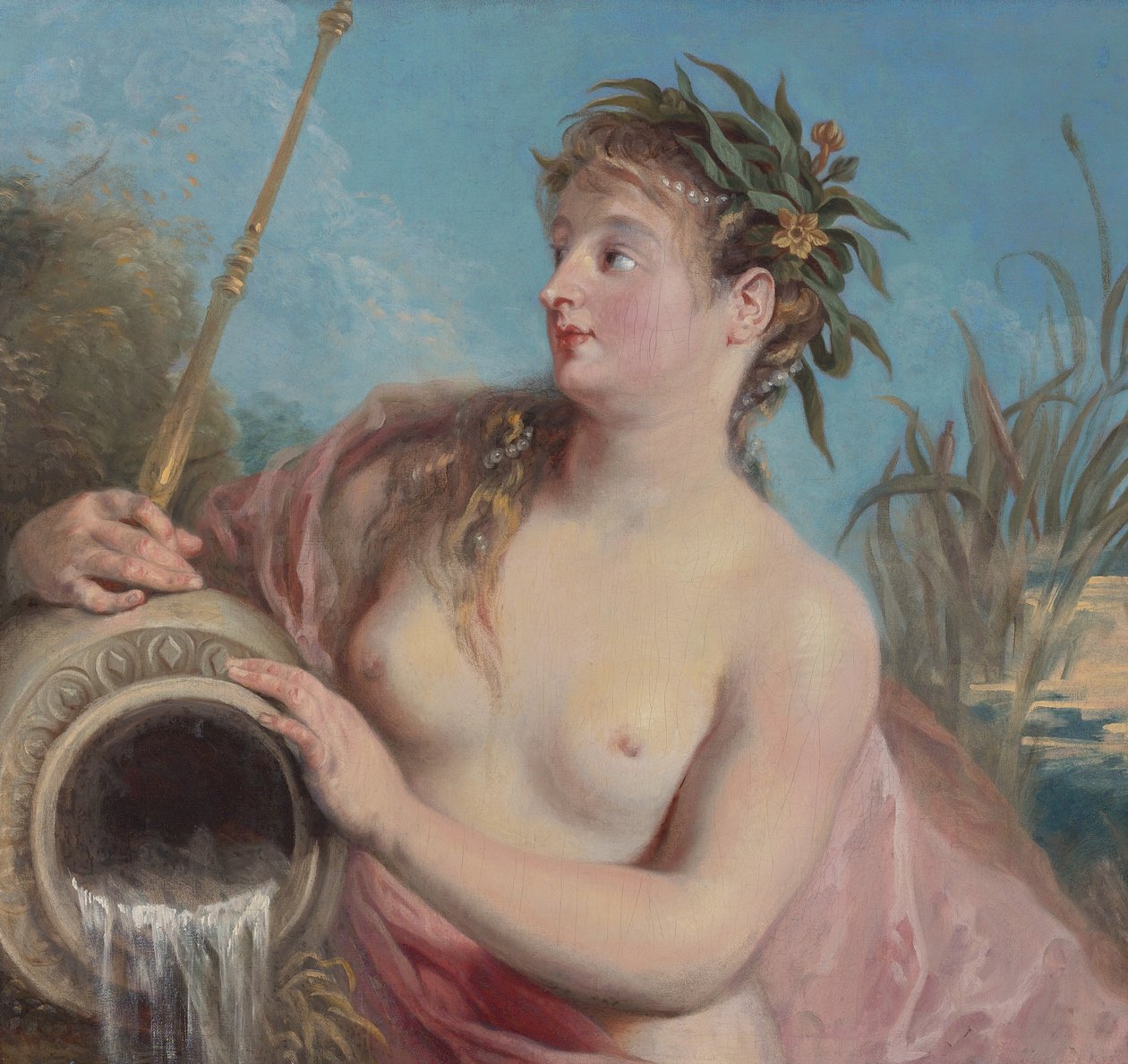 Szökőkút nimfa alkotó: Jean Antoine Watteau