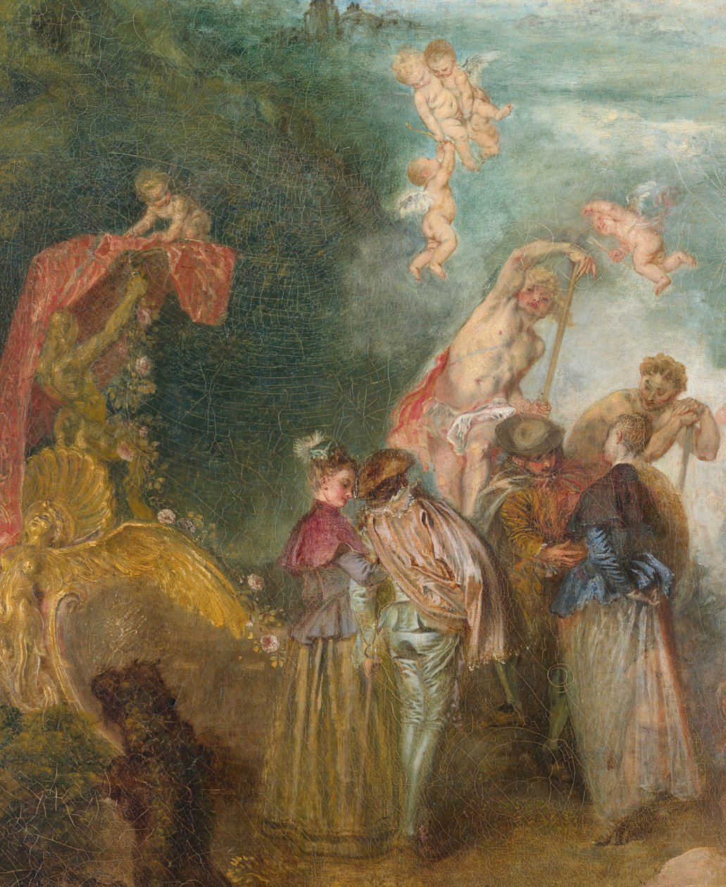 Zarándoklat Cithera szigetén (1717) alkotó: Jean Antoine Watteau