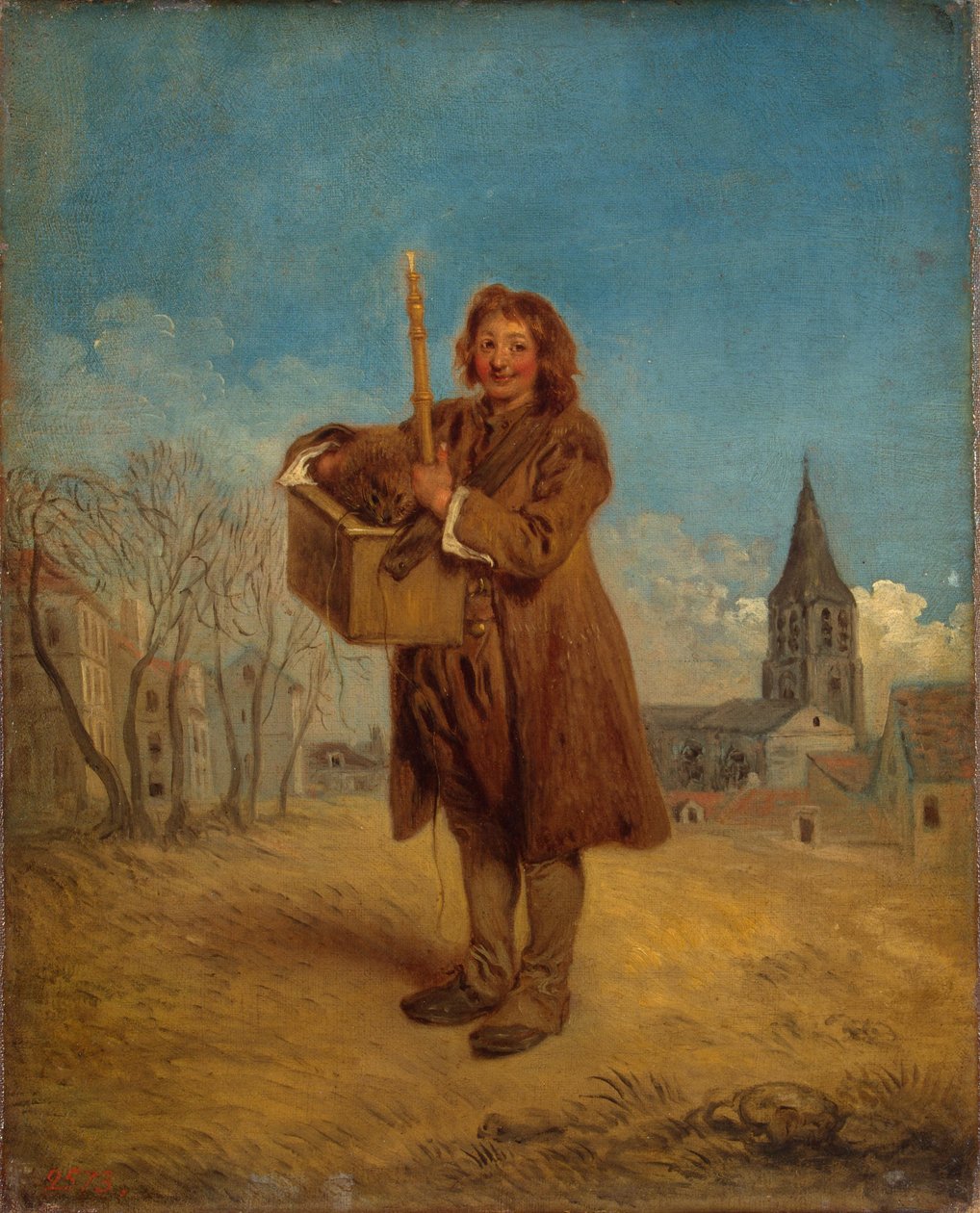 Savoyard mormotával, más néven "The Groundhog" alkotó: Jean Antoine Watteau