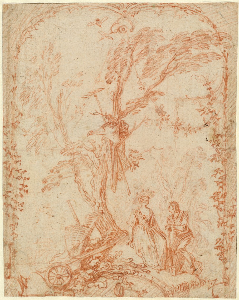 A vitéz kertész alkotó: Antoine Watteau