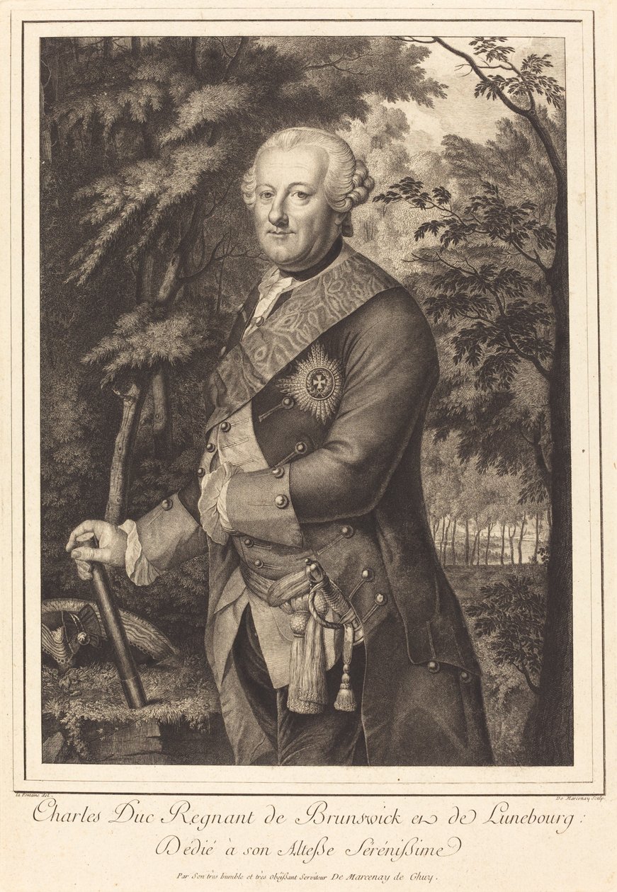 Regnant Károly brunswicki herceg alkotó: Antoine de Marcenay