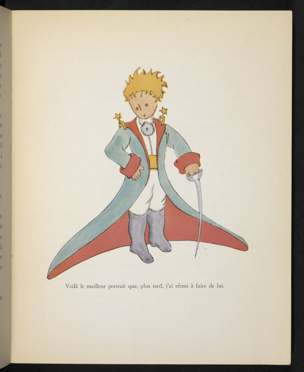 Íme a legjobb portré, amit később sikerült róla készítenem, illusztráció Antoine de Saint-Exupéry "Le Petit Prince" című művéből. alkotó: Antoine de Saint Exupery