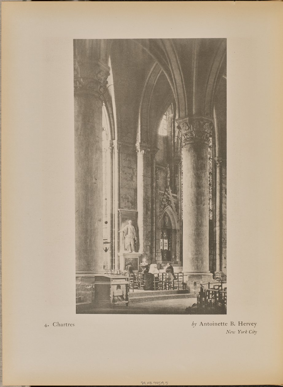 Chartres alkotó: Antoinette B. Hervey