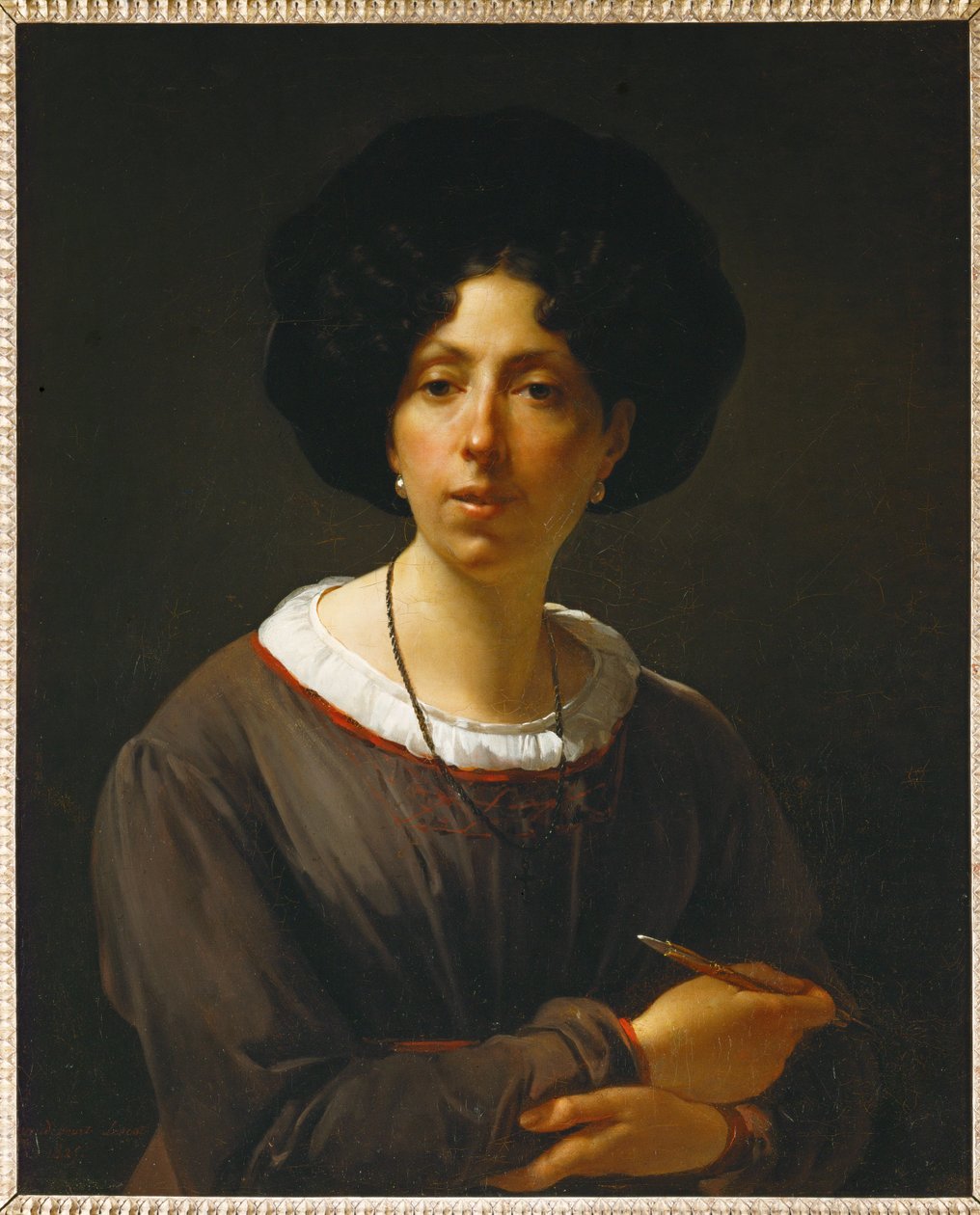 Önarckép ... alkotó: Antoinette Cecile Hortense Lescot Haudebourt