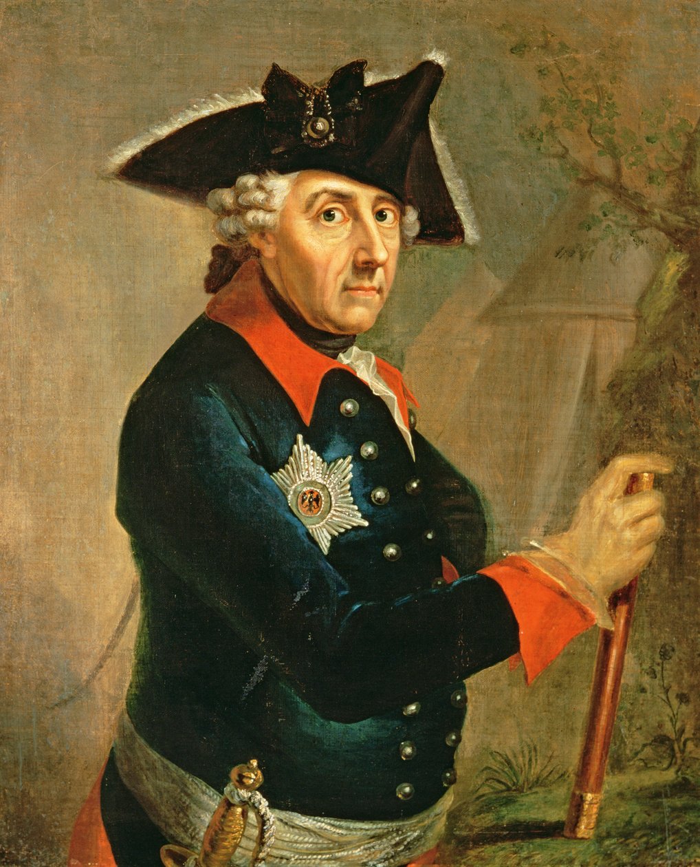 Nagy Frigyes, Poroszország, 1764 alkotó: Anton Graff