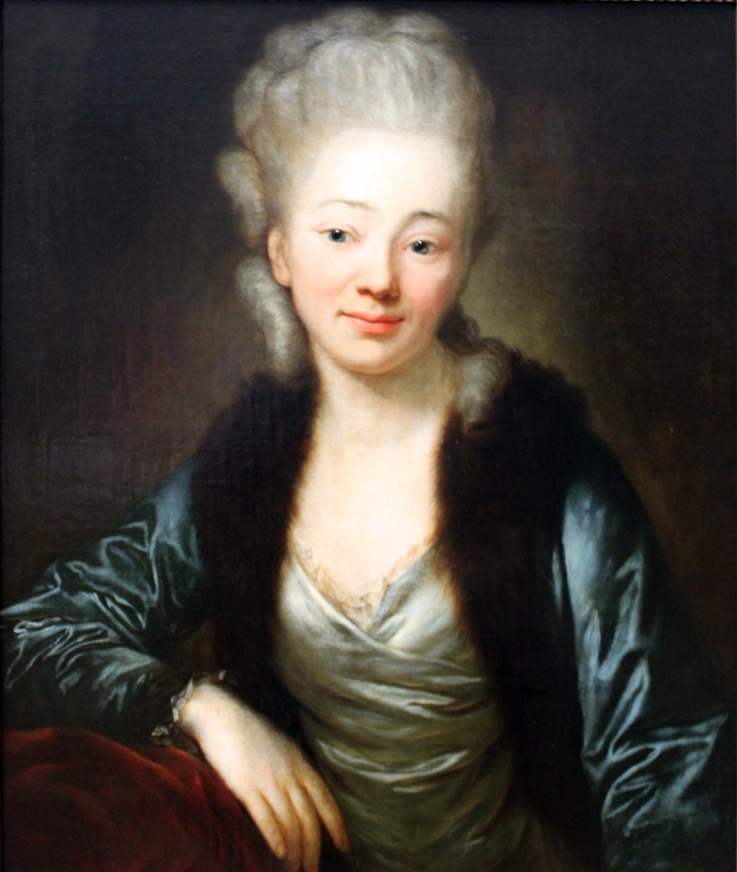 Julie Friederike Henriette Clodius arcképe alkotó: Anton Graff