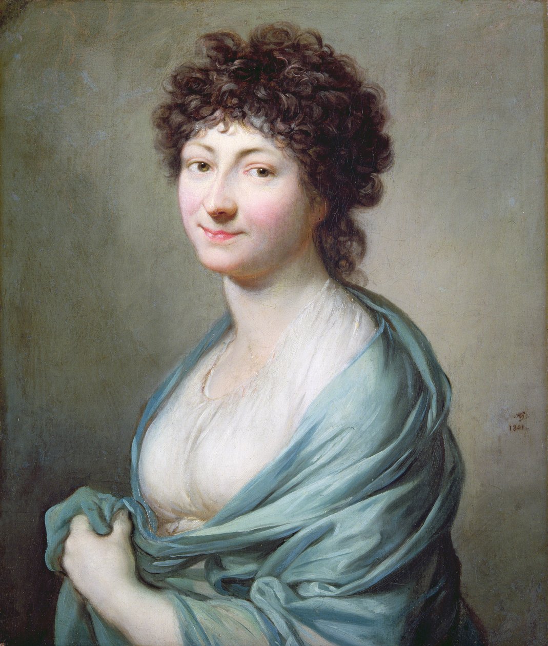 A lány: Caroline Susanne Graff (sz. 1781) portréja, 1801 alkotó: Anton Graff