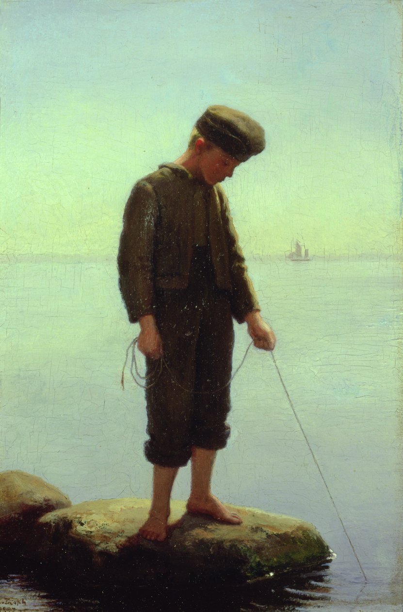 Az ifjú halász alkotó: Anton Laurids Johannes Dorph