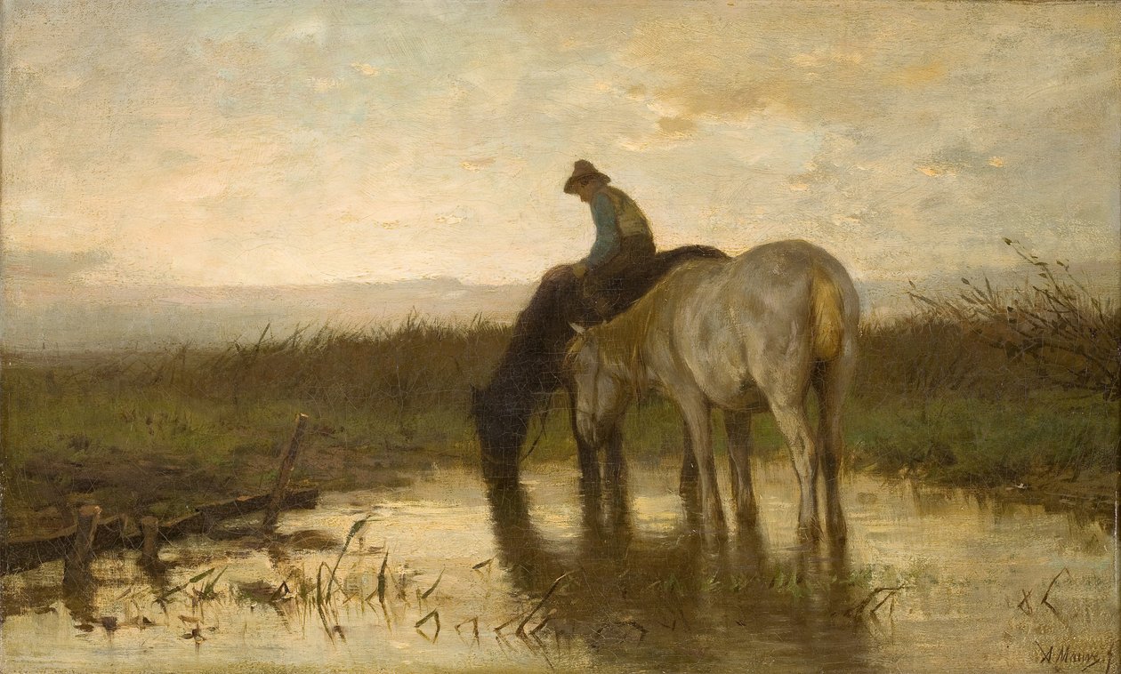 Ivó lovak alkotó: Anton Mauve