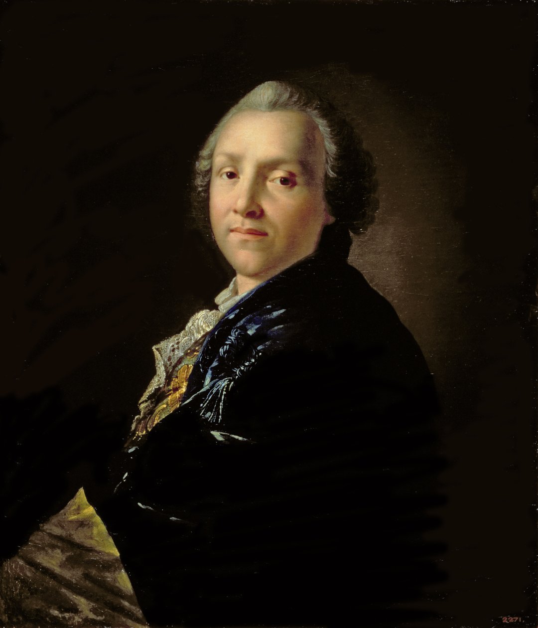 Alekszandr Petrovics Sumarokov (1718-77) portréja 1760 alkotó: Anton Pavlovich Losenko