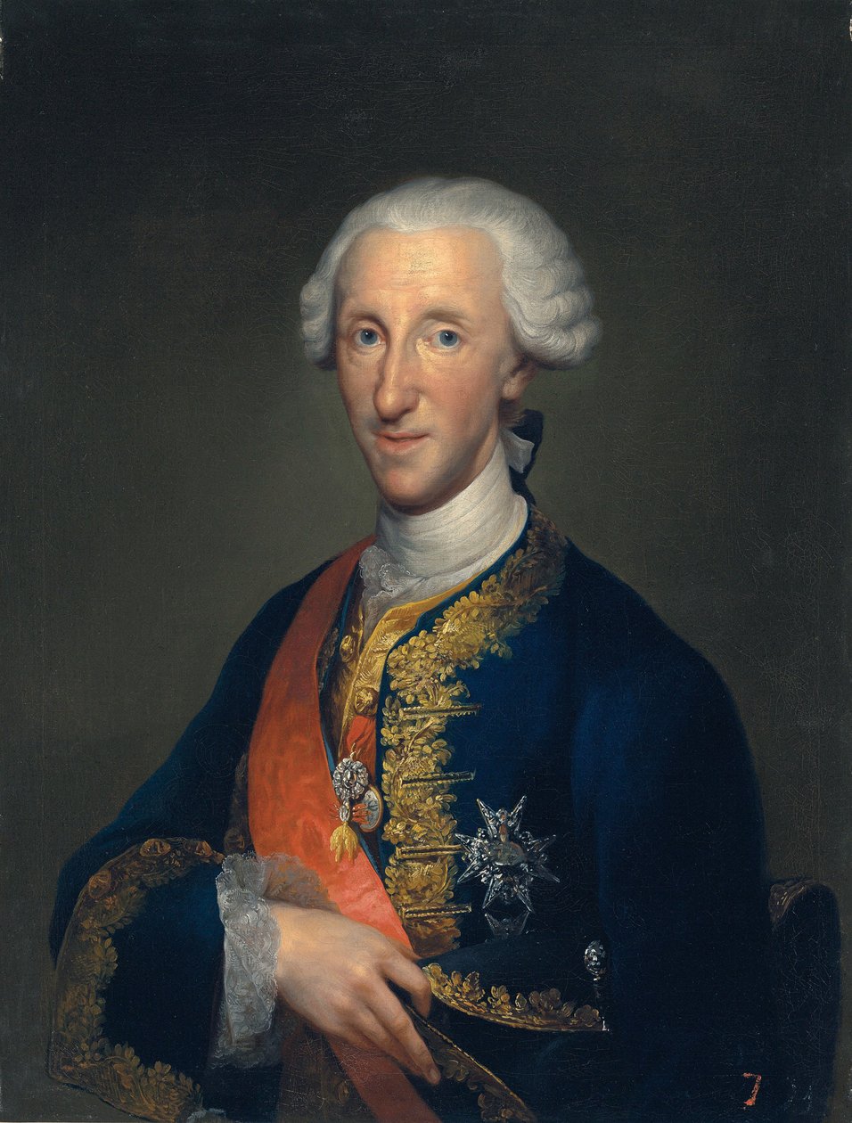 Don Luis de Borbón, Spanyolország Infante portréja, 1769 alkotó: Anton Raphael Mengs
