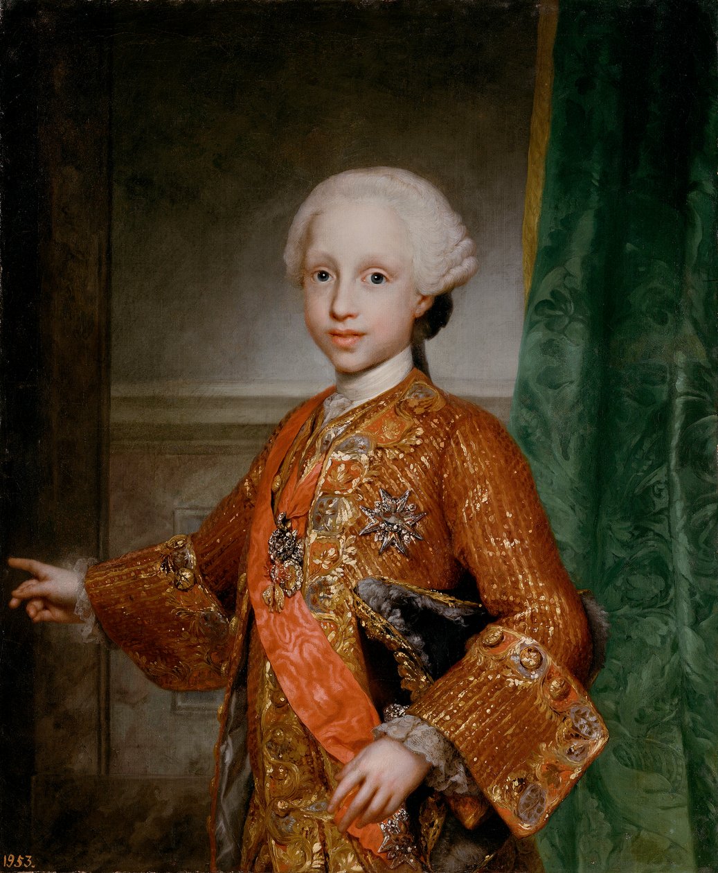 Spanyol: Francisco Javier de Borbón y Sajonia, Infante de España Infante Francisco Javier, spanyol (1757-1771) alkotó: Anton Raphael Mengs