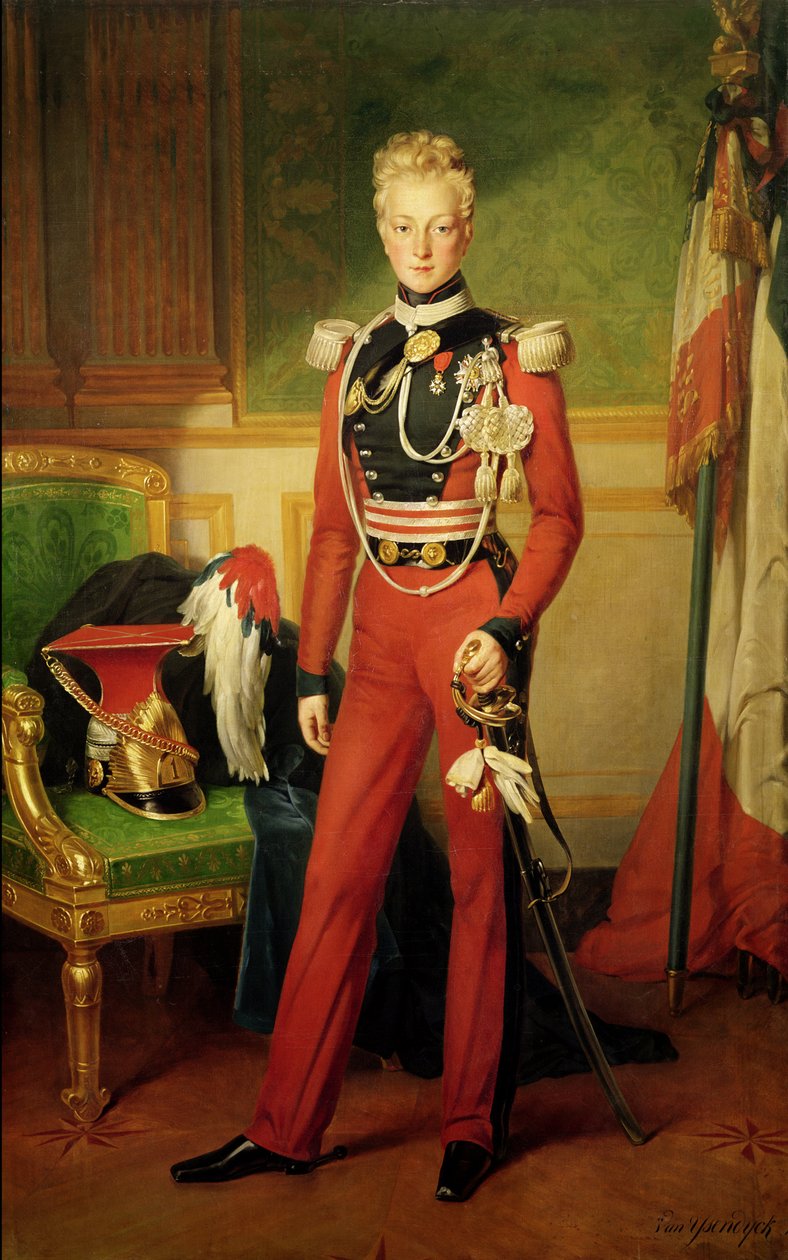 Louis-Charles-Philippe, Orleans (1814-96) Nemours hercege, 1833 alkotó: Anton van Ysendyck