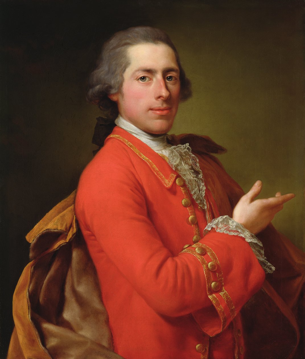 Francis William Skipwith portréja, 1766 alkotó: Anton von Maron