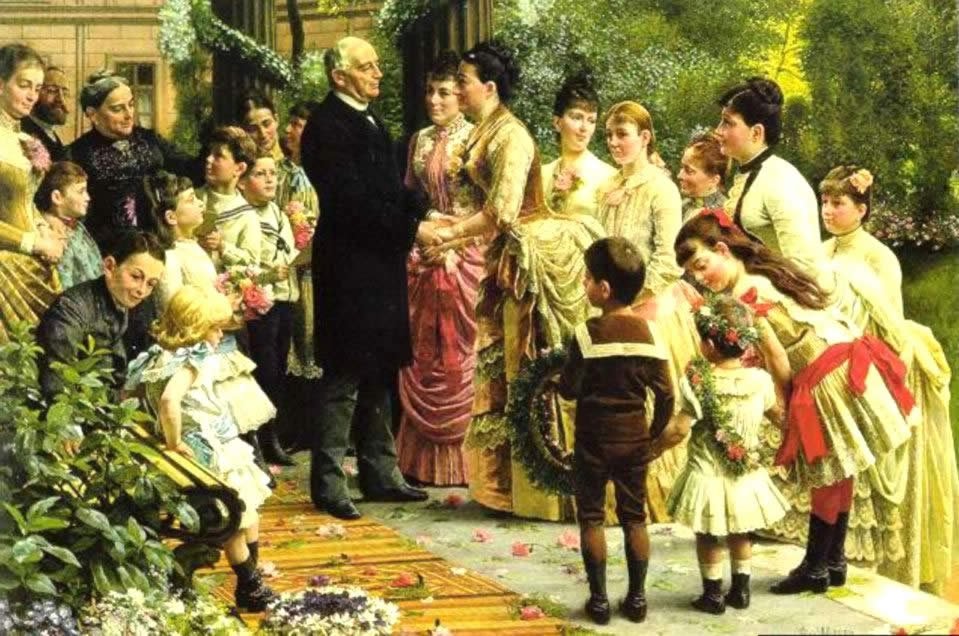  Valentin Manheimern kereskedelmi tanácsos 70. születésnapjaNémetül: Valentin Manheimern kereskedelmi tanácsos 70. születésnapja alkotó: Anton Alexander von Werner