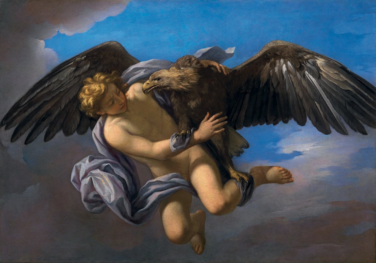 Ganymedes megerőszakolása, 1700. alkotó: Anton Domenico Gabbiani