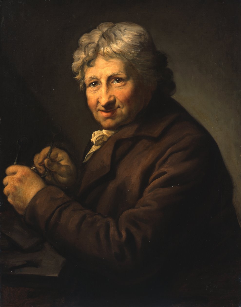 Németül: Daniel Nikolaus Chodowiecki (1726-1801). Um 1800/ 1801 Daniel Nikolaus Chodowiecki alkotó: Anton Graff