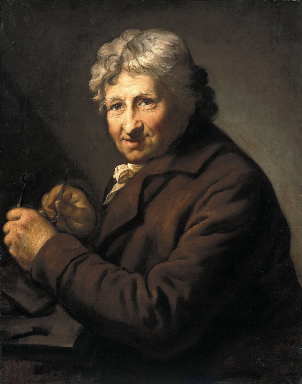 Németül: Daniel Nikolaus Chodowiecki (1726-1801). Um 1800/ 1801 Daniel Nikolaus Chodowiecki portréja alkotó: Anton Graff
