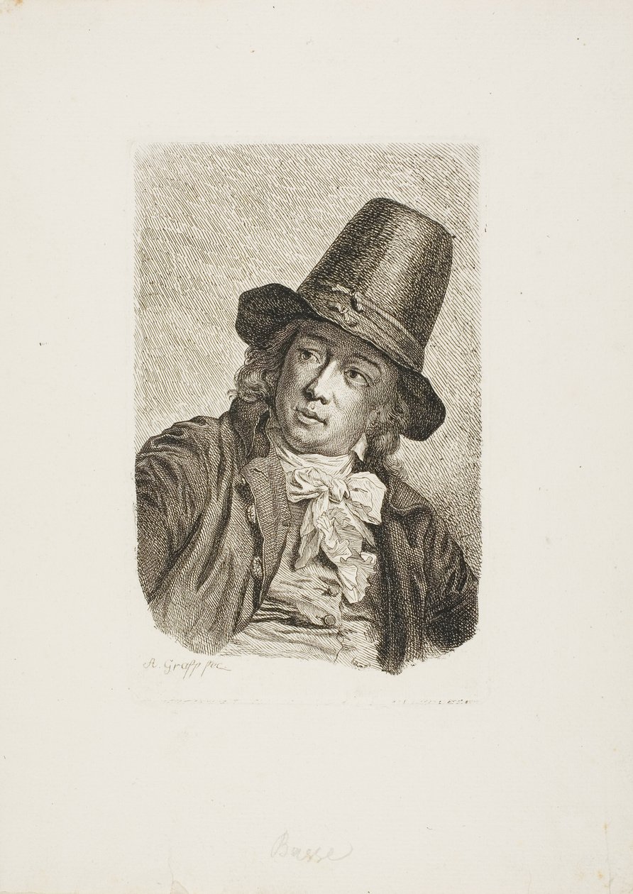 Abraham Bosse portréja alkotó: Anton Graff