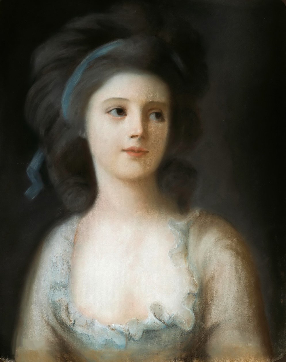 Zofia Potocka-Witt grófnő portréja 1760-1822. alkotó: Anton Graff