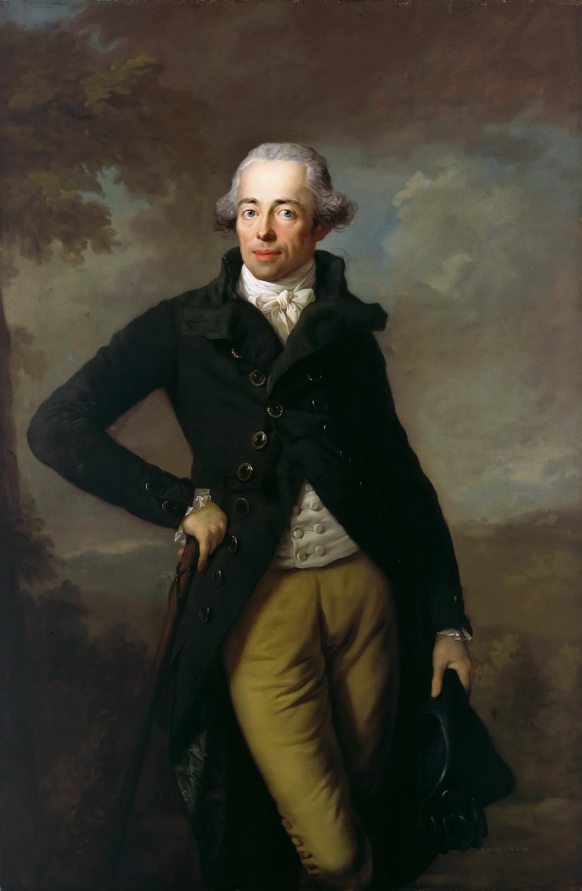 XIV. Henrik portréja 1749-1799, Reuss hercege, 1789 alkotó: Anton Graff