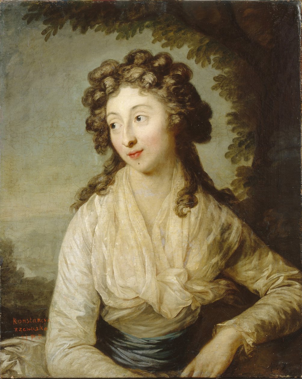 Konstancja Lubomirska Rzewuska portréja, 1789 alkotó: Anton Graff