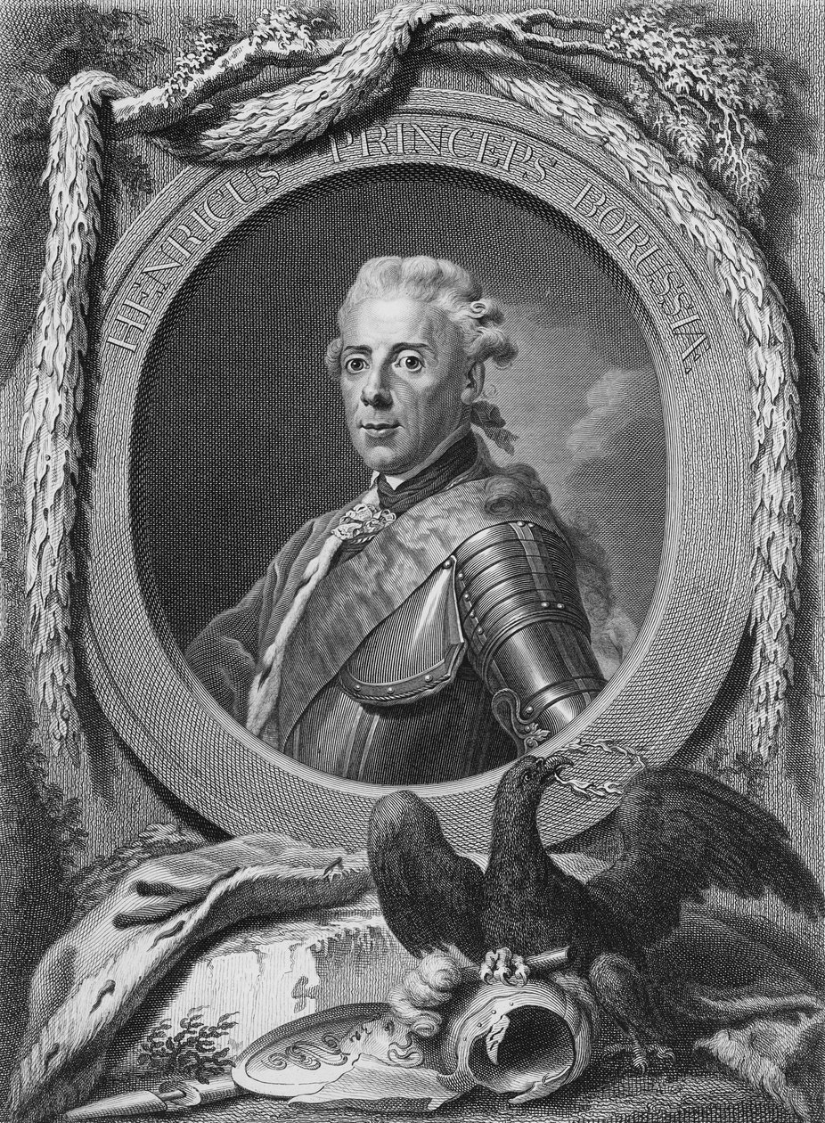 Henrik porosz herceg (1726-1802) portréja, 1779 alkotó: Anton Graff