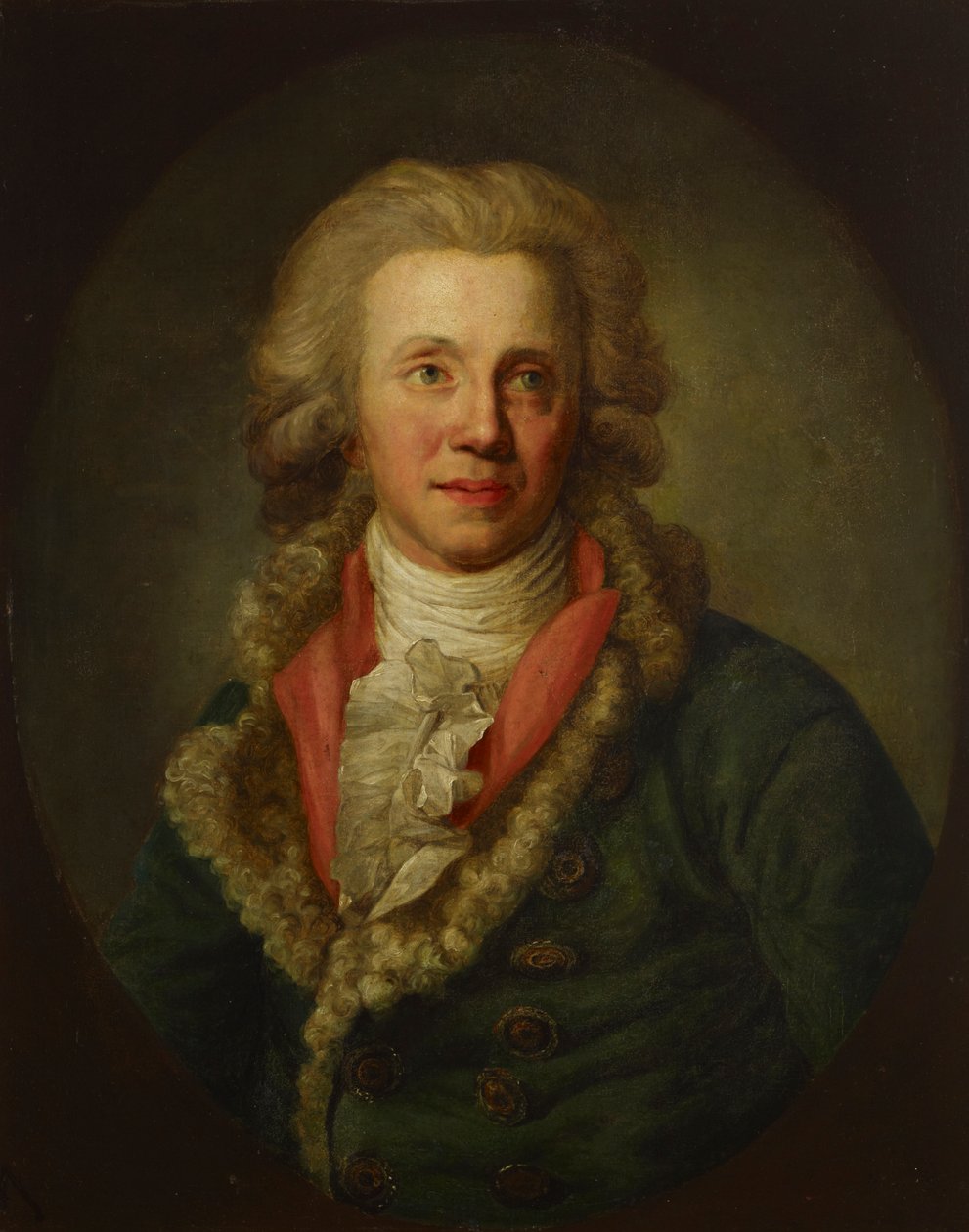 Christian Wilhelm Opitz színész portréja 1756-1810. alkotó: Anton Graff