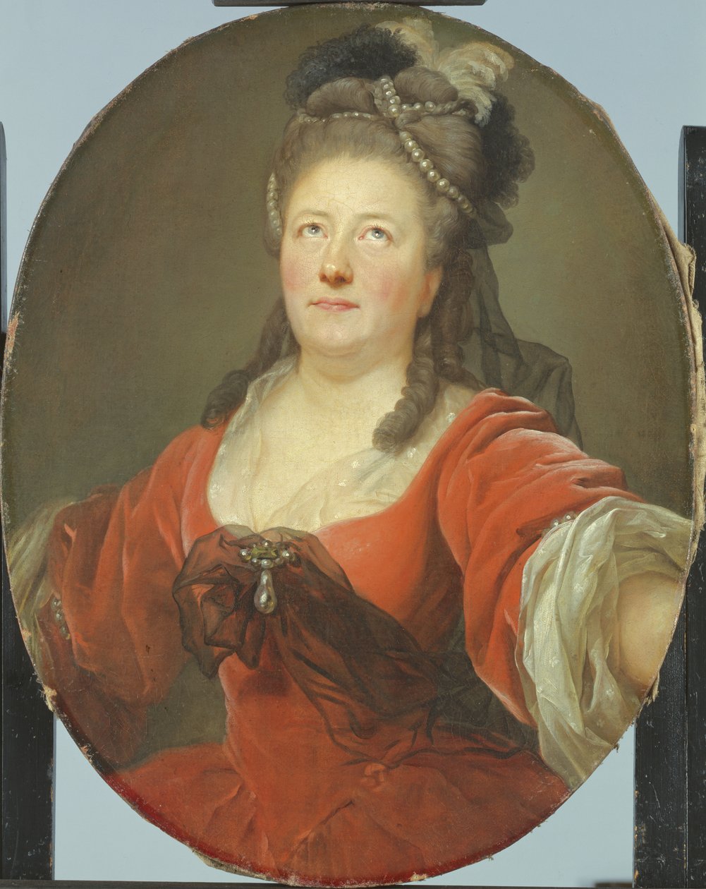 Friederike Seyler (1738-89) színésznő portréja alkotó: Anton Graff