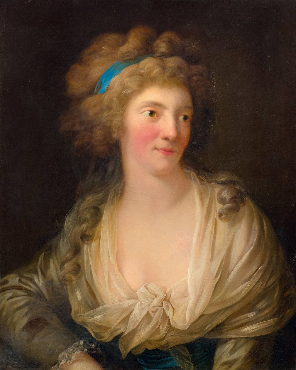 Frederica Charlotte porosz hercegnő 1767-1820, York és Albany hercegnője. alkotó: Anton Graff