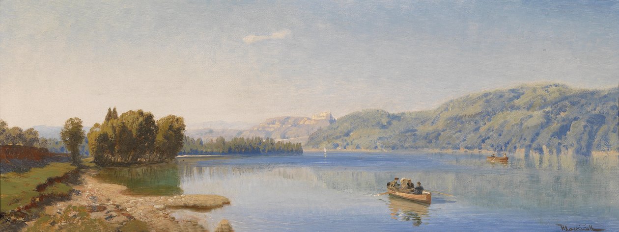 Anton Hlavacek Caldonazzosee bei Trient alkotó: Anton Hlavacek