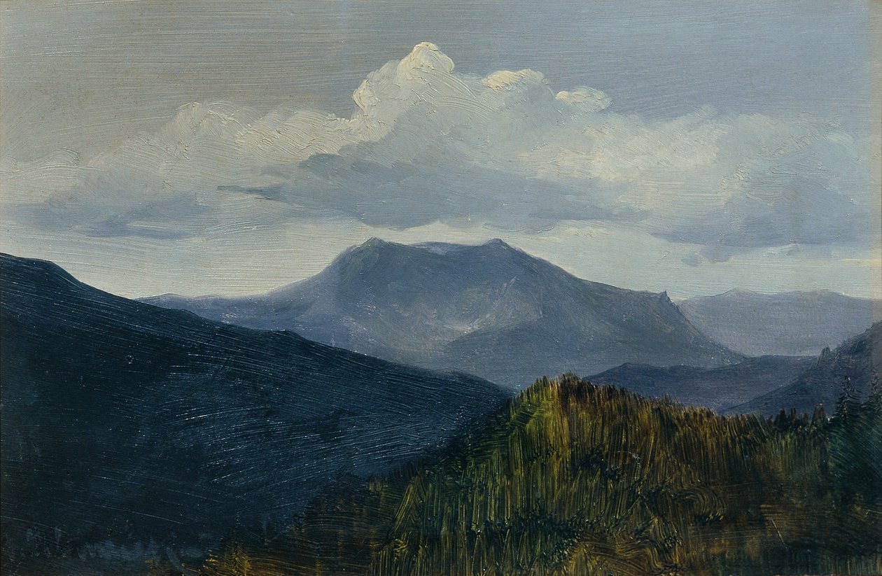 A Schneeberg Gutenstein közelében alkotó: Anton Hlavacek