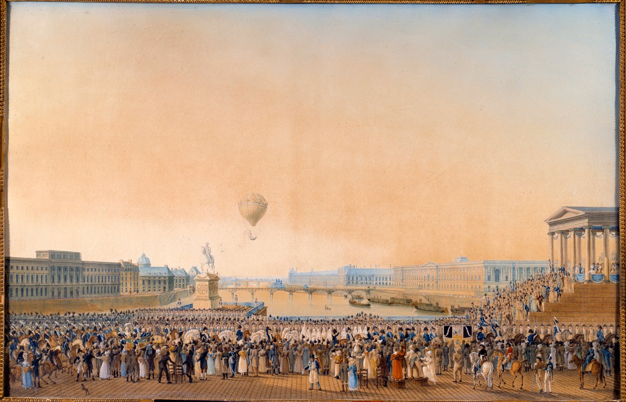 XVIII. Lajos francia király (1755-1824) főbeszéde Párizsban 1814. május 3-án. Antoine Ignace Melling (1763-1831) festménye alkotó: Anton Ignaz Melling