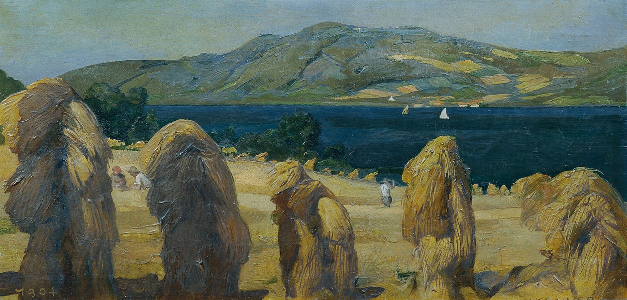 Attersee táj szem mandulával alkotó: Anton Josef von Kenner