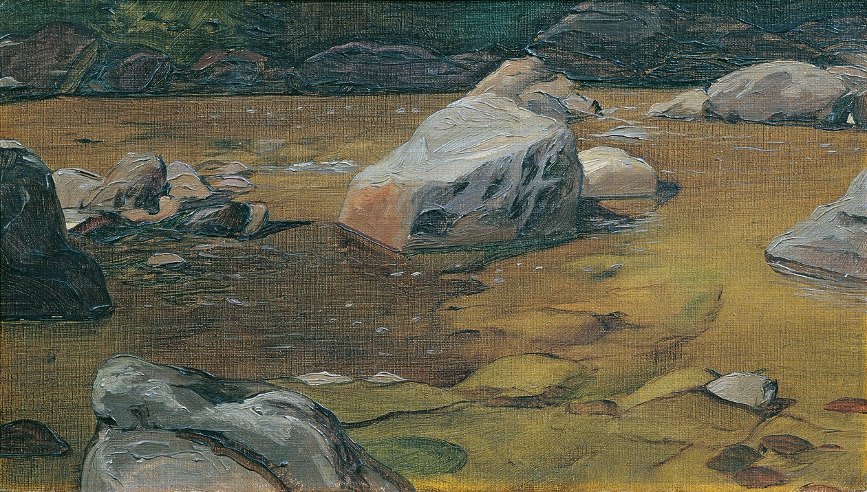 sziklák a patakban alkotó: Anton Josef von Kenner