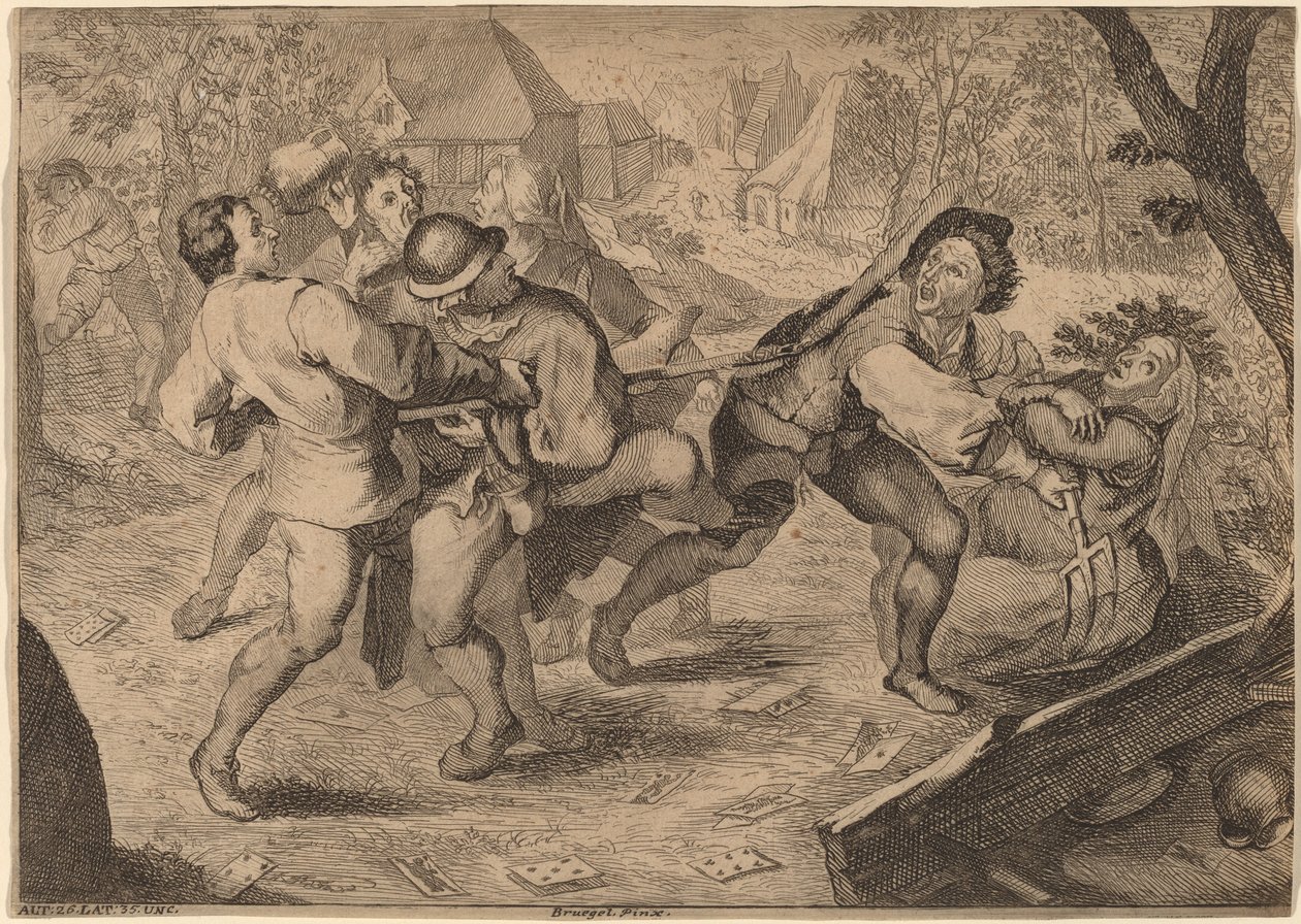 Parasztok harca alkotó: Anton Joseph Prenner after Pieter Bruegel the Elder
