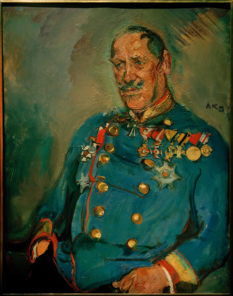 Seibt tábornok portréja alkotó: Anton Kolig