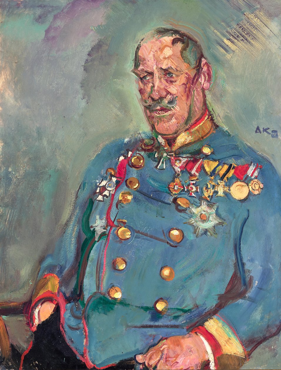 Gottfried Seibt von Ringenhart tábornok alkotó: Anton Kolig