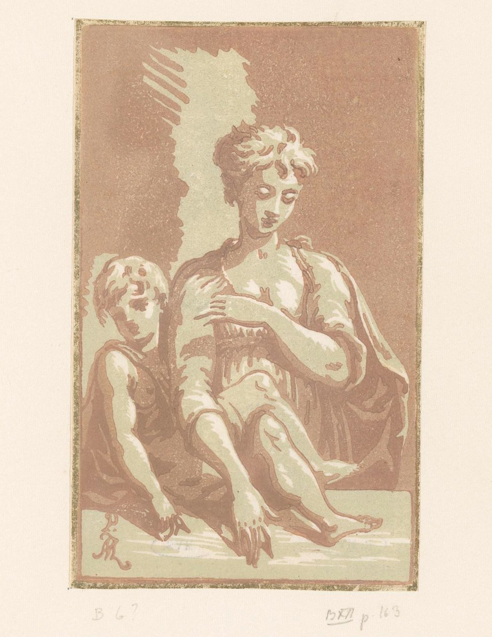 Mária Krisztus gyermekével alkotó: Anton Maria I Zanetti