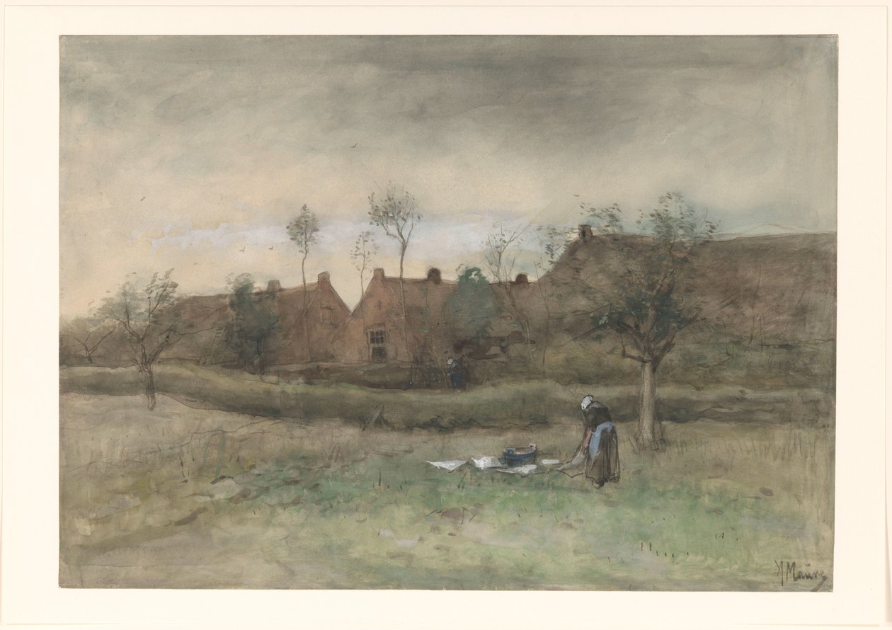 Bleekveld alkotó: Anton Mauve