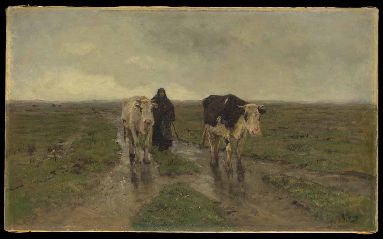 Legelőváltás alkotó: Anton Mauve