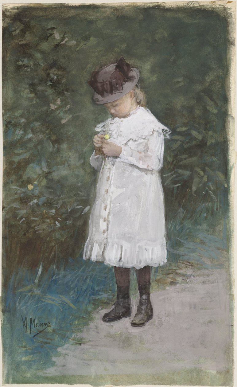 Elisabeth Mauve (szül. 1875), a művész lánya alkotó: Anton Mauve