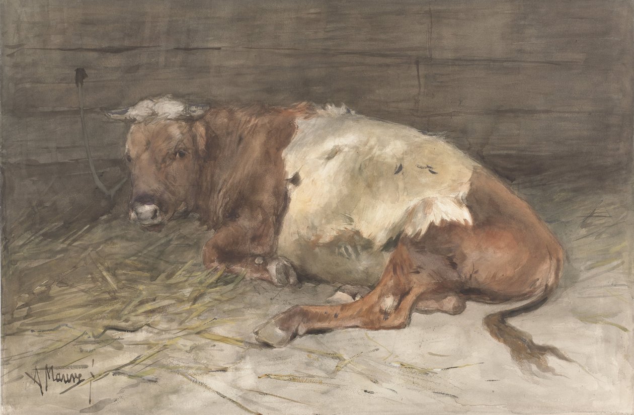 Hazug fiatal bika alkotó: Anton Mauve
