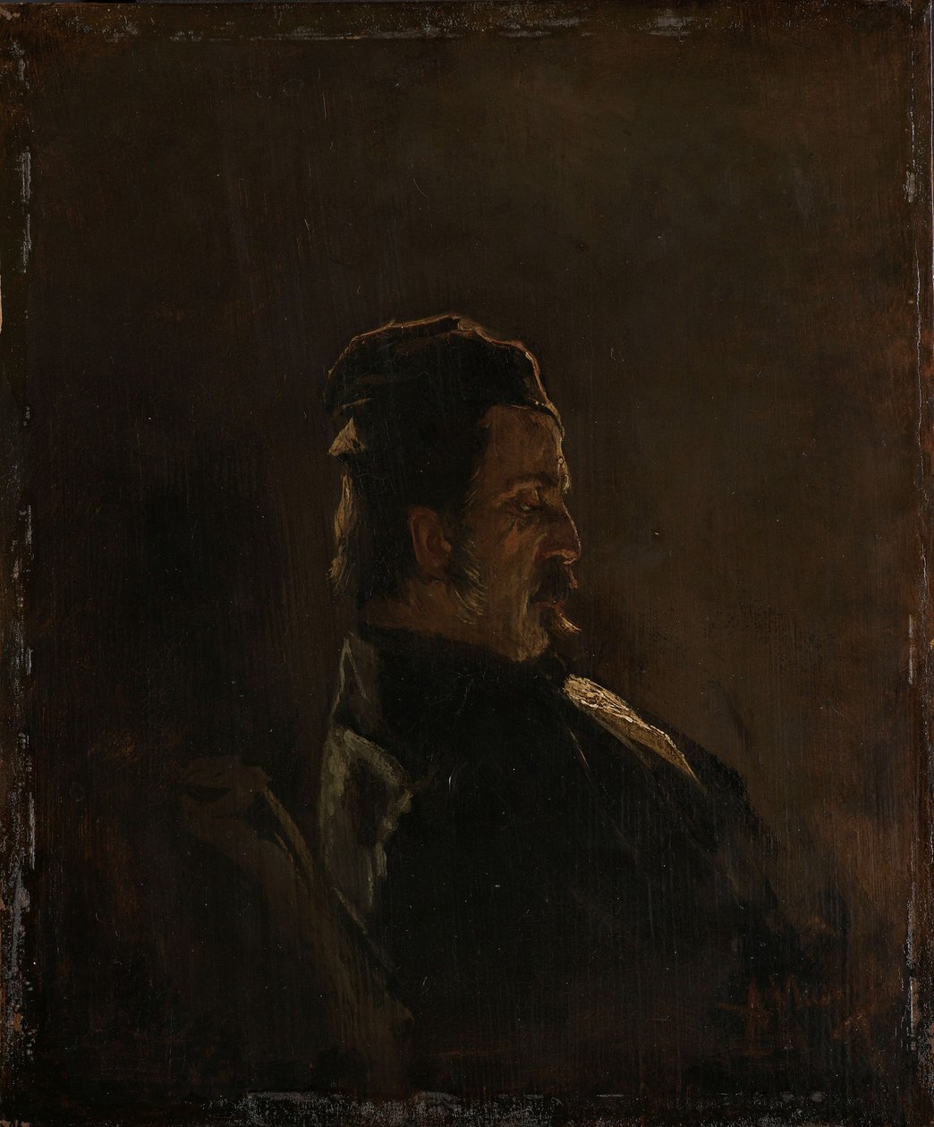 Pieter Frederik van Os, festő portréja alkotó: Anton Mauve
