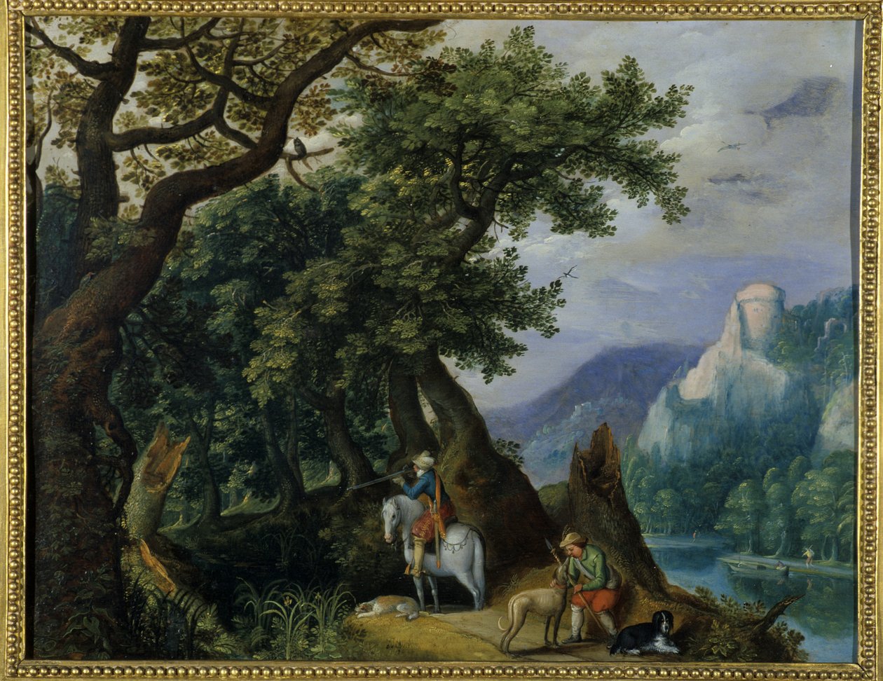A vadászat, 1614 alkotó: Anton Mirou
