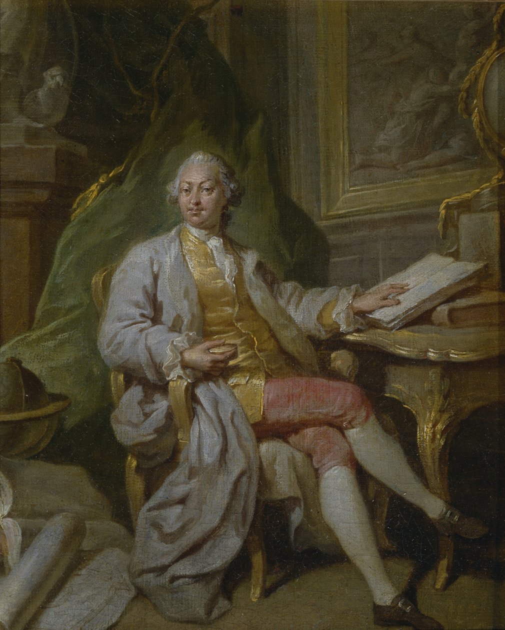 L. Henninger portréja, 1760-as évek alkotó: Anton Pavlovich Losenko