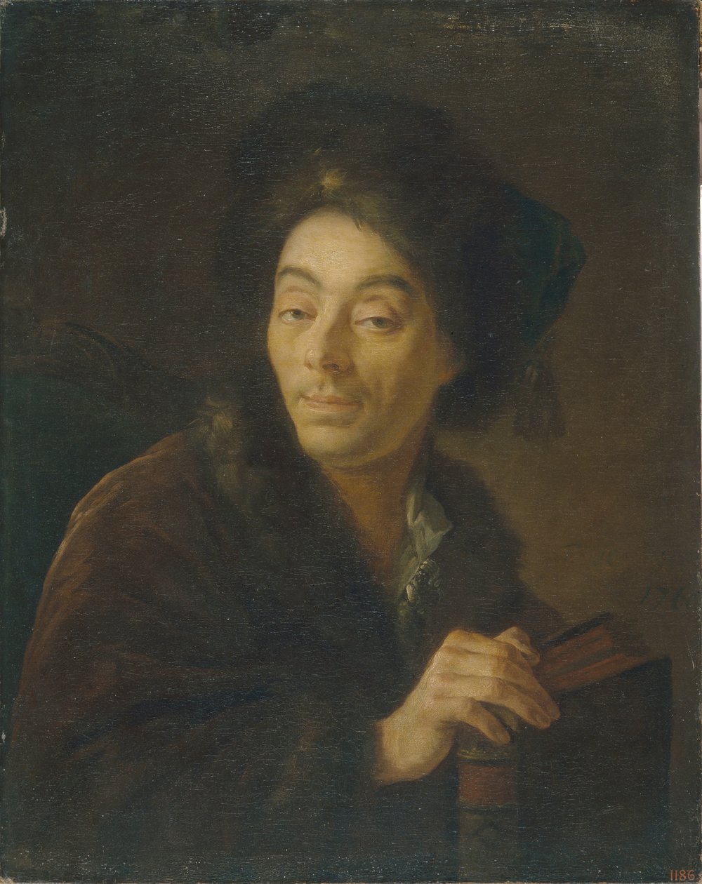 Yakov Danilovich Shumsky színész portréja 1732-1812, 1760 alkotó: Anton Pavlovich Losenko